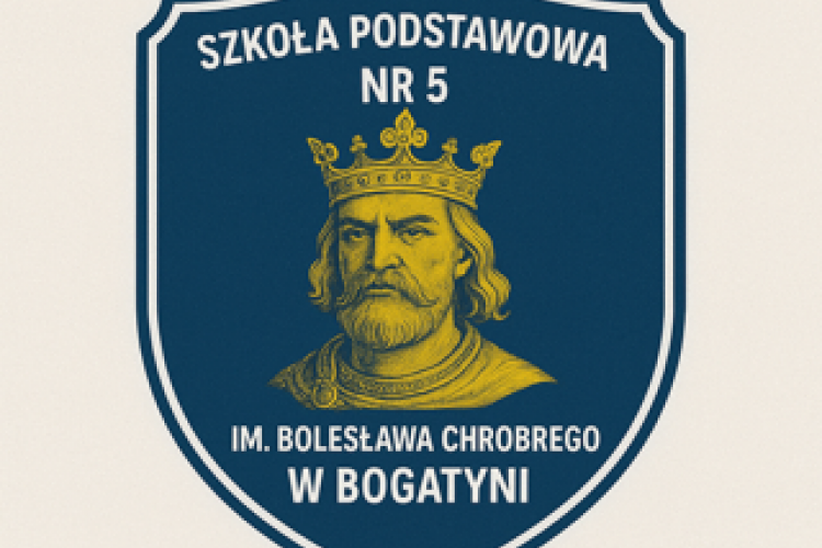 Ogłoszenie - 25-lecie nadanie imienia Bolesława Chrobrego  Szkole Podstawowej nr 5 w Bogatyni